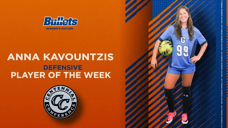 Kavountzis named CC Defensive Player of the Week