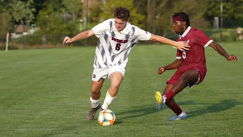 Abboud and Sullivan Score in Men's Soccer 2-1 Win at Stockton