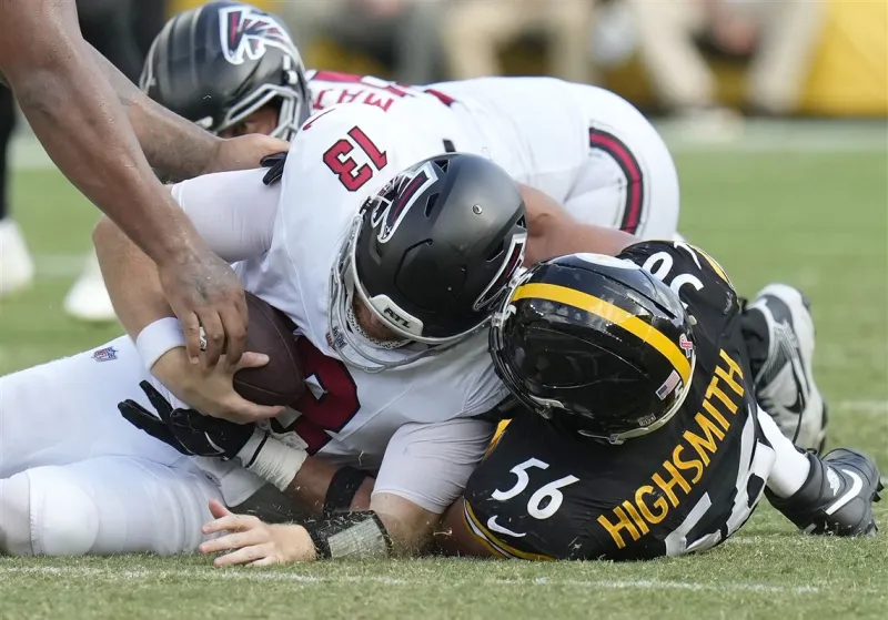 Steelers report card: T.J. Watt and Alex Highsmith deliver A-plus performances against the Falcons