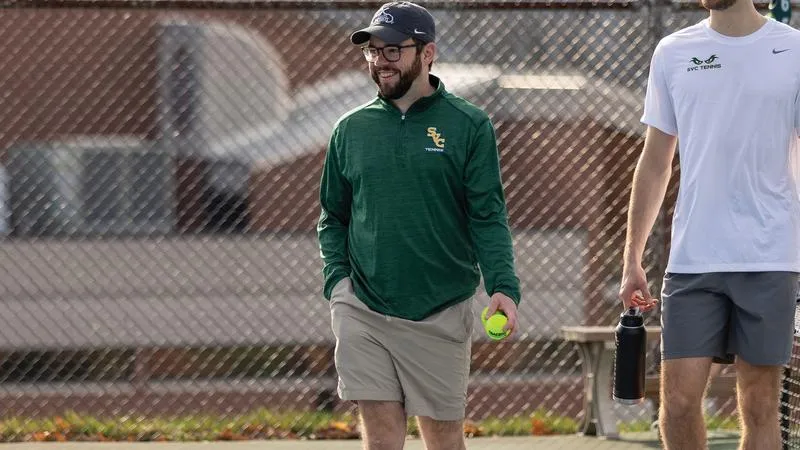 Niemiec wins 100th career match, men's tennis takes down Pitt-Greensburg in season opener