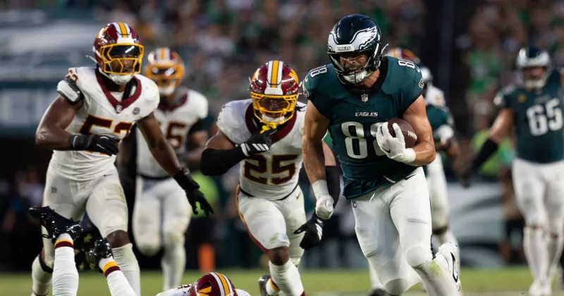Examining the 'questionable' Dallas Goedert touchdown reception
