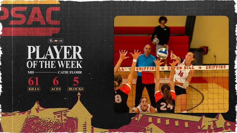 Flohr Named PSAC West Athlete of the Week