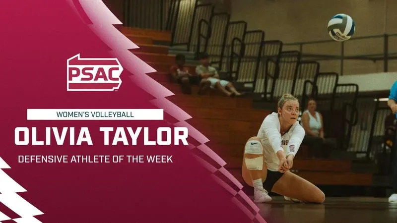 Taylor repeats as Women's Volleyball's PSAC East Defensive Athlete of the Week