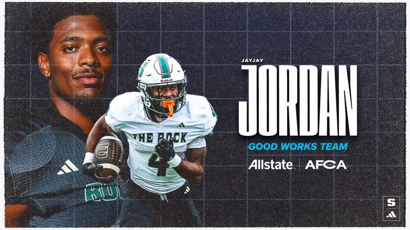 Jordan named to Allstate AFCA Good Works Team
