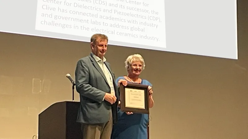 Materials professor earns international award for ceramics innovation