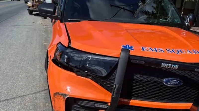 New Ephrata medical car collides with trailer on first day as ALS agency