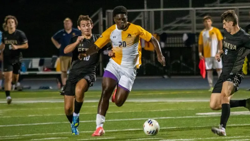 Men's Soccer Clips Geneva in PAC Opener, 1-0