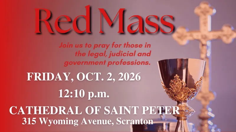 Red Mass to be celebrated on Oct. 2