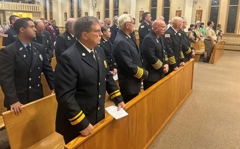 Twenty-five years after 9/11, Avoca parish continues holding Blue Mass