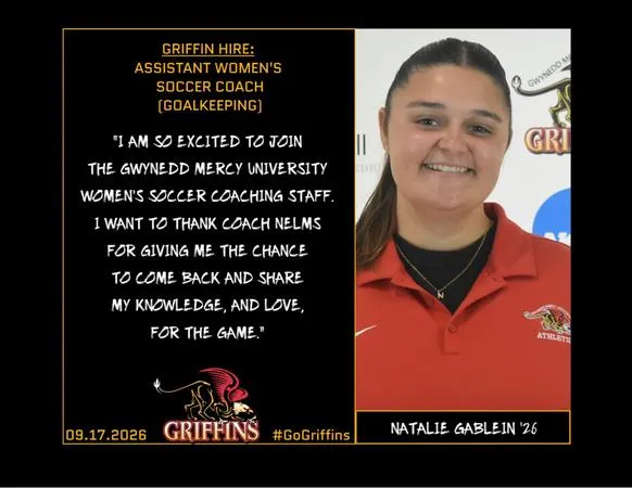 Gablein '26 Joins Griffin Women's Soccer Coaching Staff