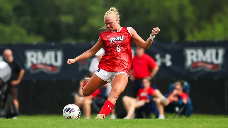 RMU Women's Soccer Begins #HLWSOC Play at Wright State