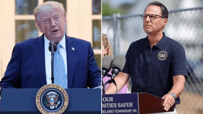 Donald Trump says Pennsylvania governor is 'close to incompetent' amid measles outbreak