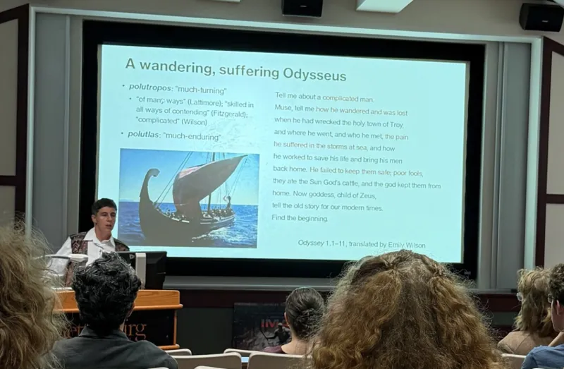 Prof. Rachel Lesser Compared Nolan's Odyssey with the Original Text