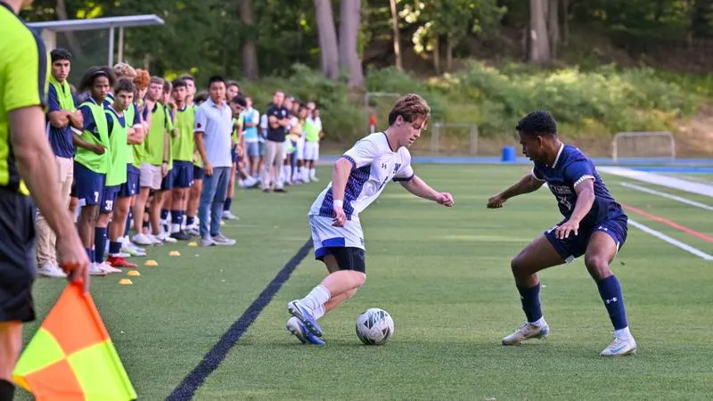 Cole Scores Twice as Men's Soccer Knocks Off Goucher 3-1