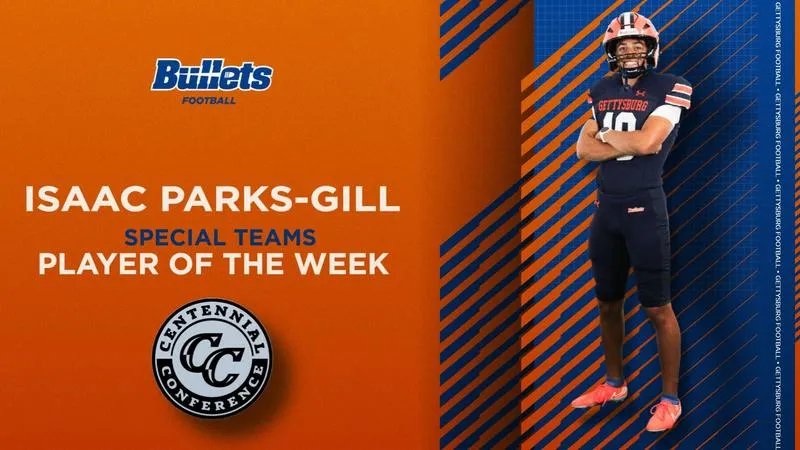 Parks-Gill repeats as CC Special Teams Player of the Week