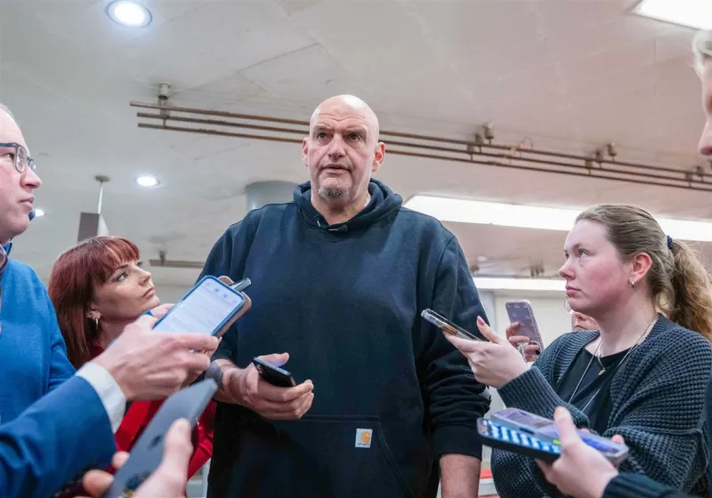 Sen. John Fetterman is facing a likely 2028 primary challenge without a clear political home
