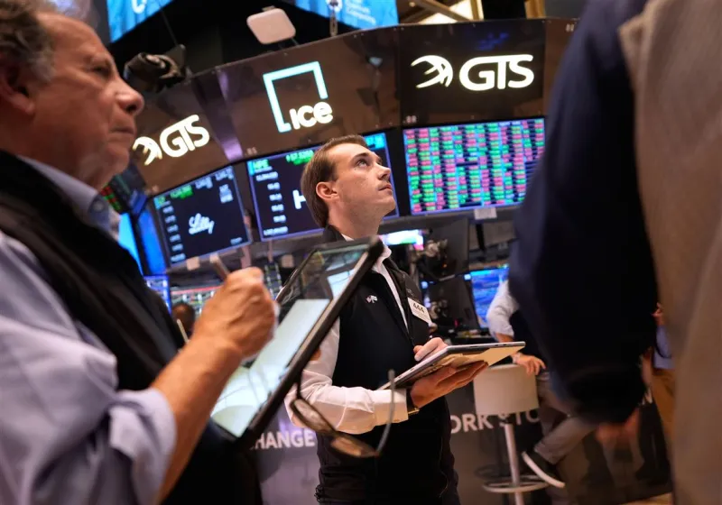 Stock markets climb worldwide after oil prices and bond yields give back some of last week's jumps
