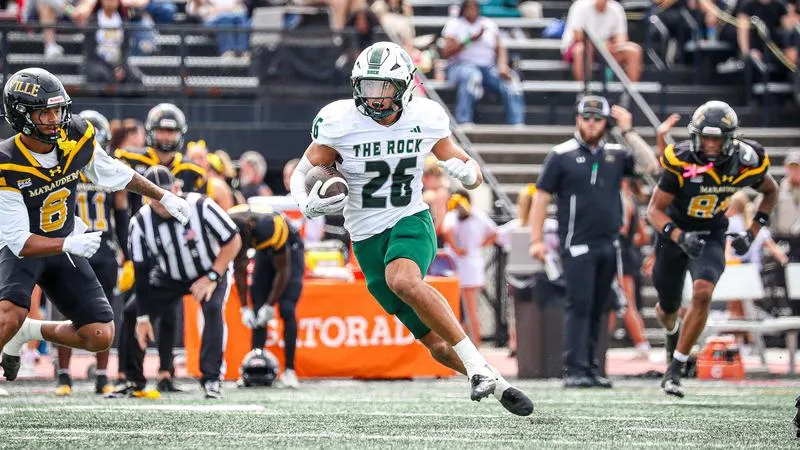 Rock football moves into top 10 in national poll