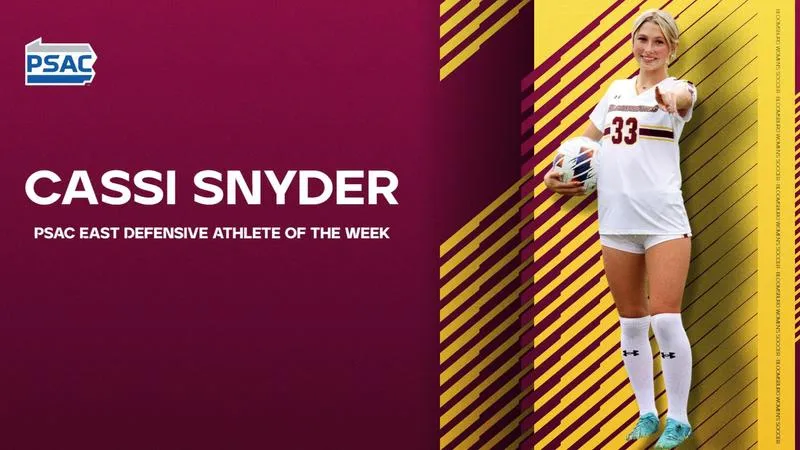 Snyder Named PSAC East Defensive Athlete of the Week
