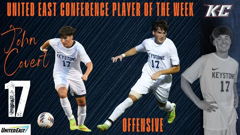 Covert Scores Men's Soccer Offensive Player of the Week