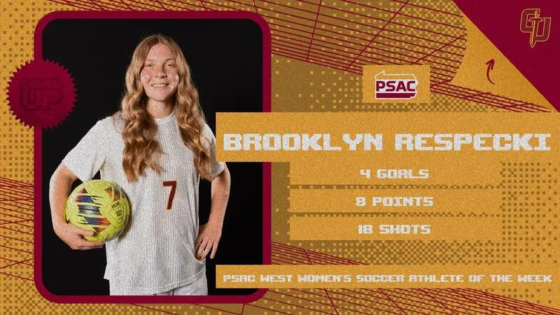Respecki Named PSAC West Women's Soccer Athlete of the Week