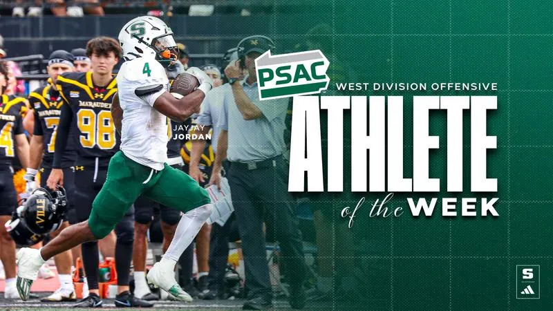 Jordan repeats as PSAC Athlete of the Week