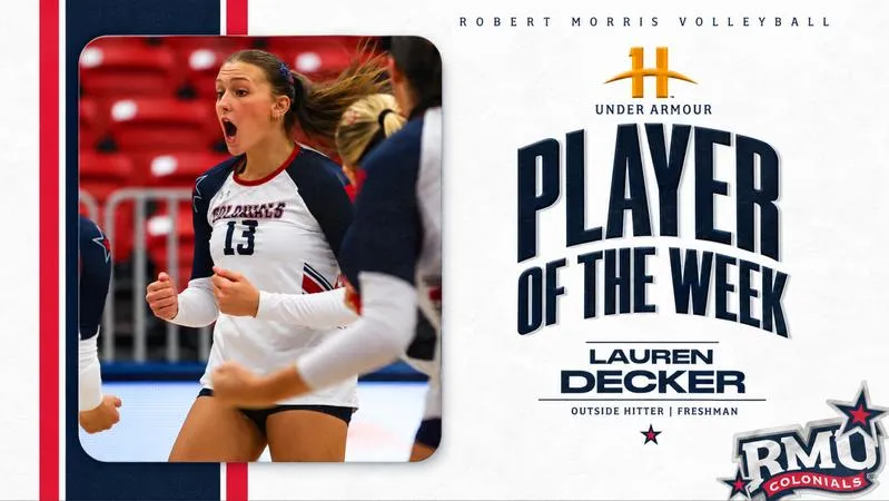 Decker Named Under Armour #HLVB Player of the Week