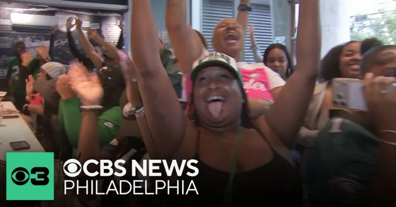 Philadelphia Eagles fans celebrate comeback win over Titans