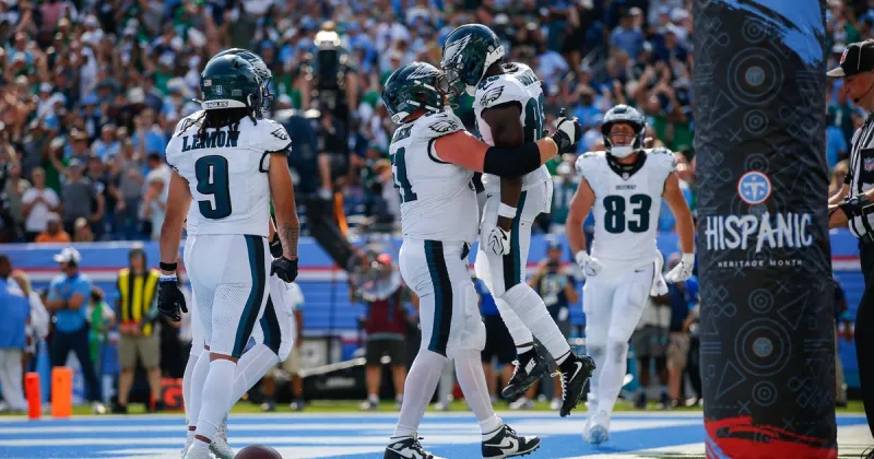 Jalen Hurts connects with Darius Cooper for game-winning TD as Philadelphia Eagles beat Tennessee Titans