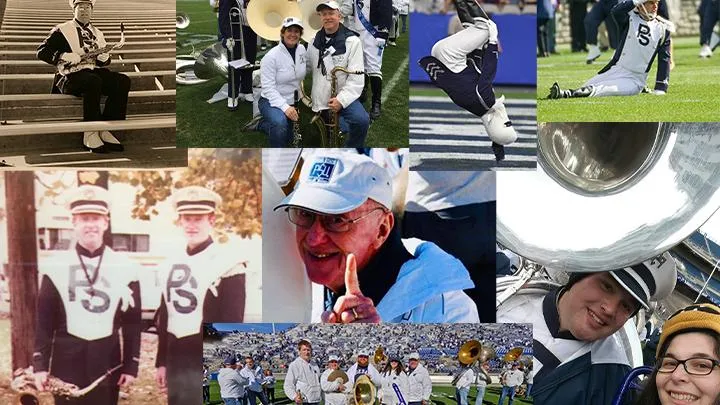 Blue Band families value band, Penn State connections across generations