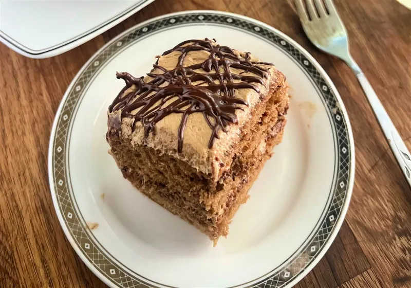 Gretchen's table: Coffee and dark chocolate team up in this decadent, old-fashioned coffee cake