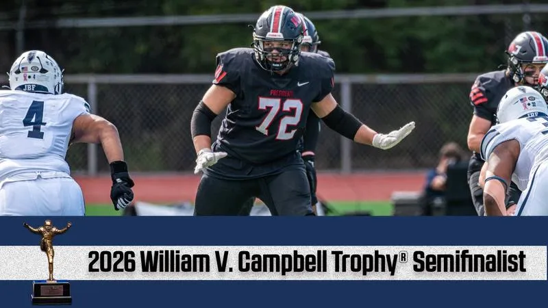 Football: Roginsky Selected as 2026 William V. Campbell Trophy Semifinalist