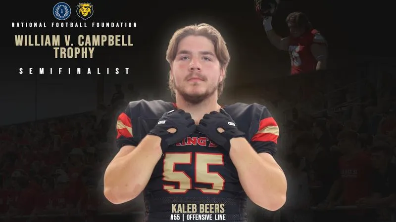 Beers Named Semifinalist for William V. Campbell Trophy
