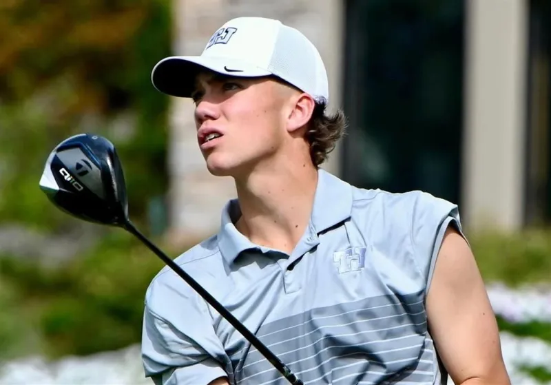 Ty Hartman brings a hockey player's mentality to the golf course for Thomas Jefferson