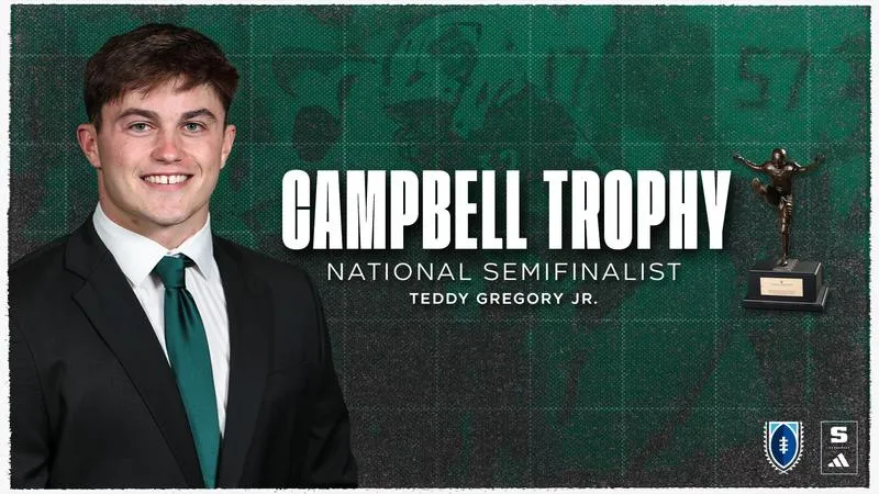 Gregory named Campbell Trophy national semifinalist