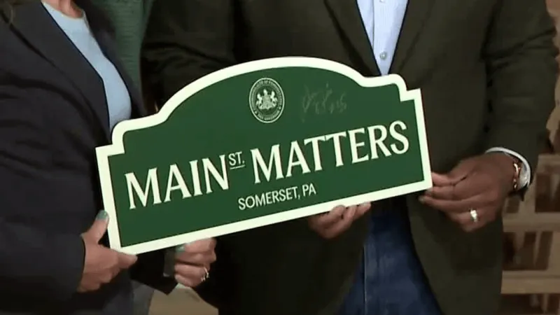 Lt. Gov. Austin Davis tours Somerset County revitalization projects; confirms $20M boost