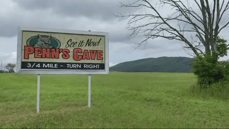 Penns Cave property now up for sale as future of historic tourist site remains uncertain