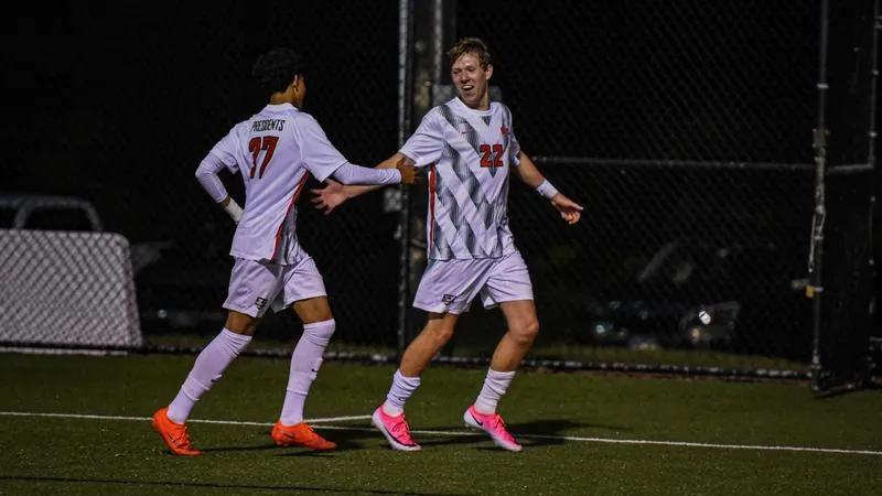 Men's Soccer: Five Presidents Score in Win Over Saint Francis