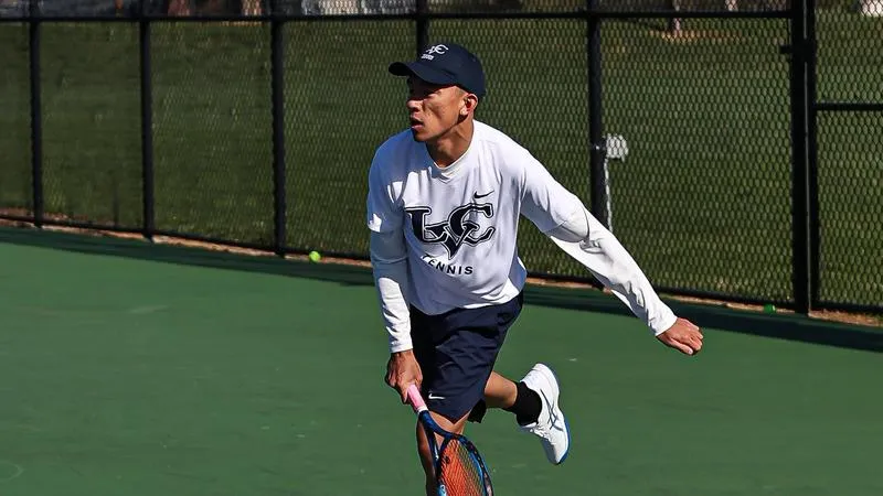 Men's Tennis Battles Penn State Harrisburg in Close Match