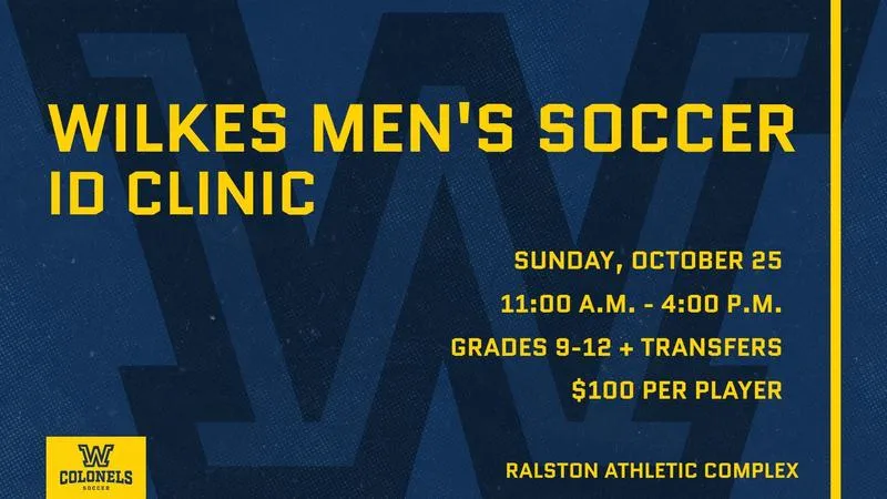 Wilkes Men's Soccer Announces October ID Clinic