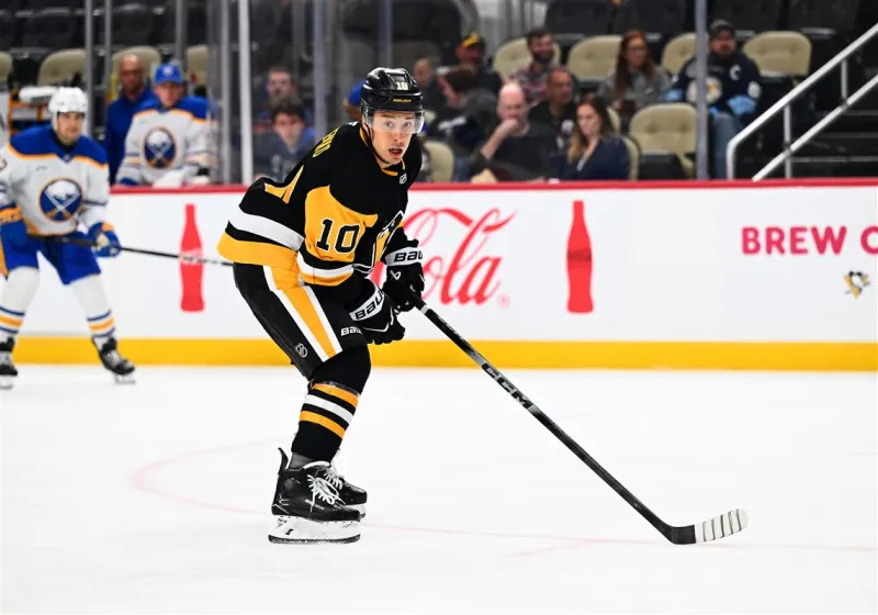 Andrei Kuzmenko will be away from the Penguins following his father's death