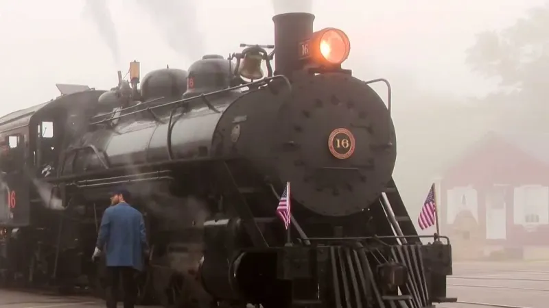 Huntingdon Co. students take train ride to school