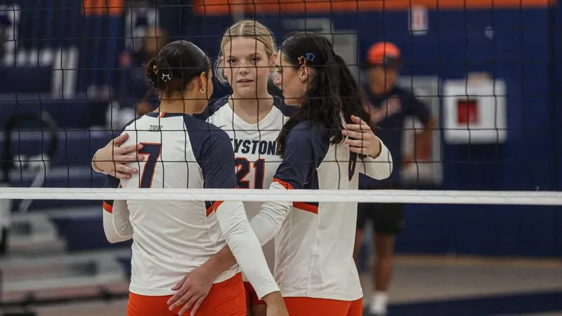 Volleyball Battles King's in Three-Set Match