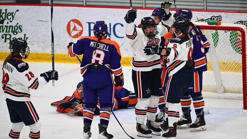 Brezenski's Natural Hat Trick Propels Colonials to 8-3 Season-Opening Win