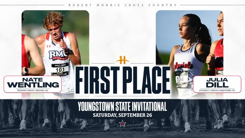 RMU Cross Country Teams Sweep YSU Invitational