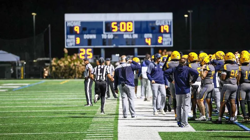 Wilkes Football Bested Under the Lights by Montclair State