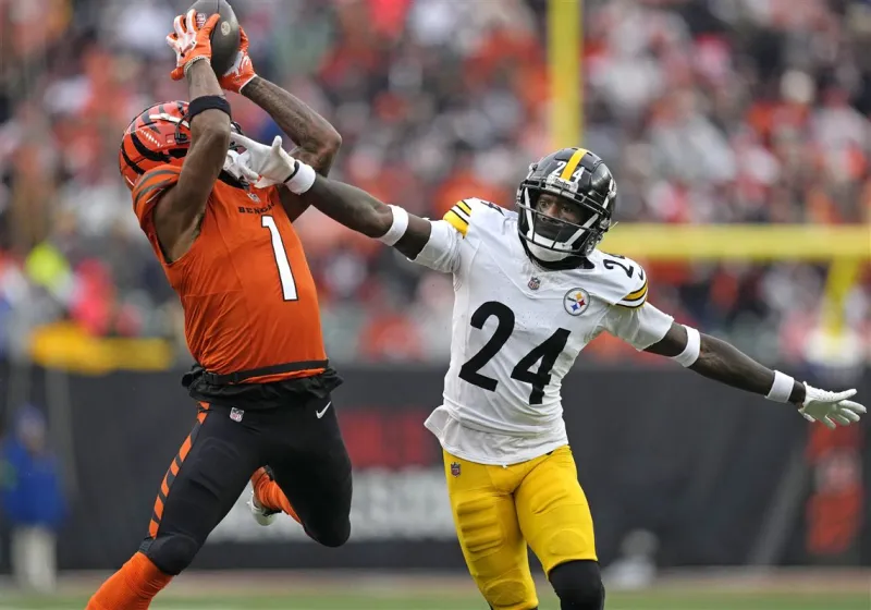 The Steelers' Joey Porter Jr. is inactive again for Sunday's game against the Bengals