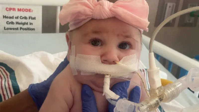 'I've never felt so helpless:' Pennsylvania mother shares baby's battle with rare disease