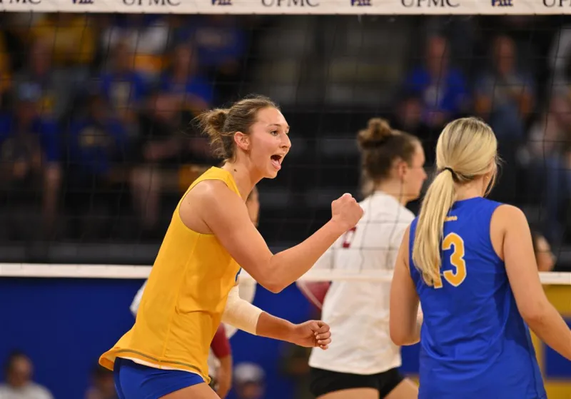 Pitt volleyball keeps rolling, sweeps Stanford in battle of preseason ACC favorites