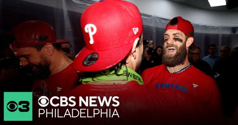Inside Phillies' clubhouse after clinching playoff berth: "We knew what was on the line"